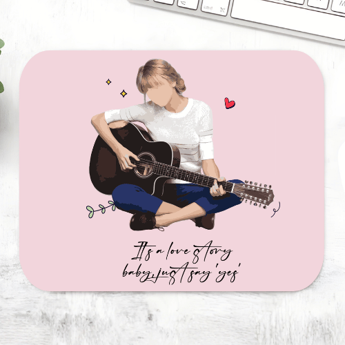 taylor swift love story mousepad logitech large anime music band buy online united states of america usa the banyan tee tbt men women girls boys unisex