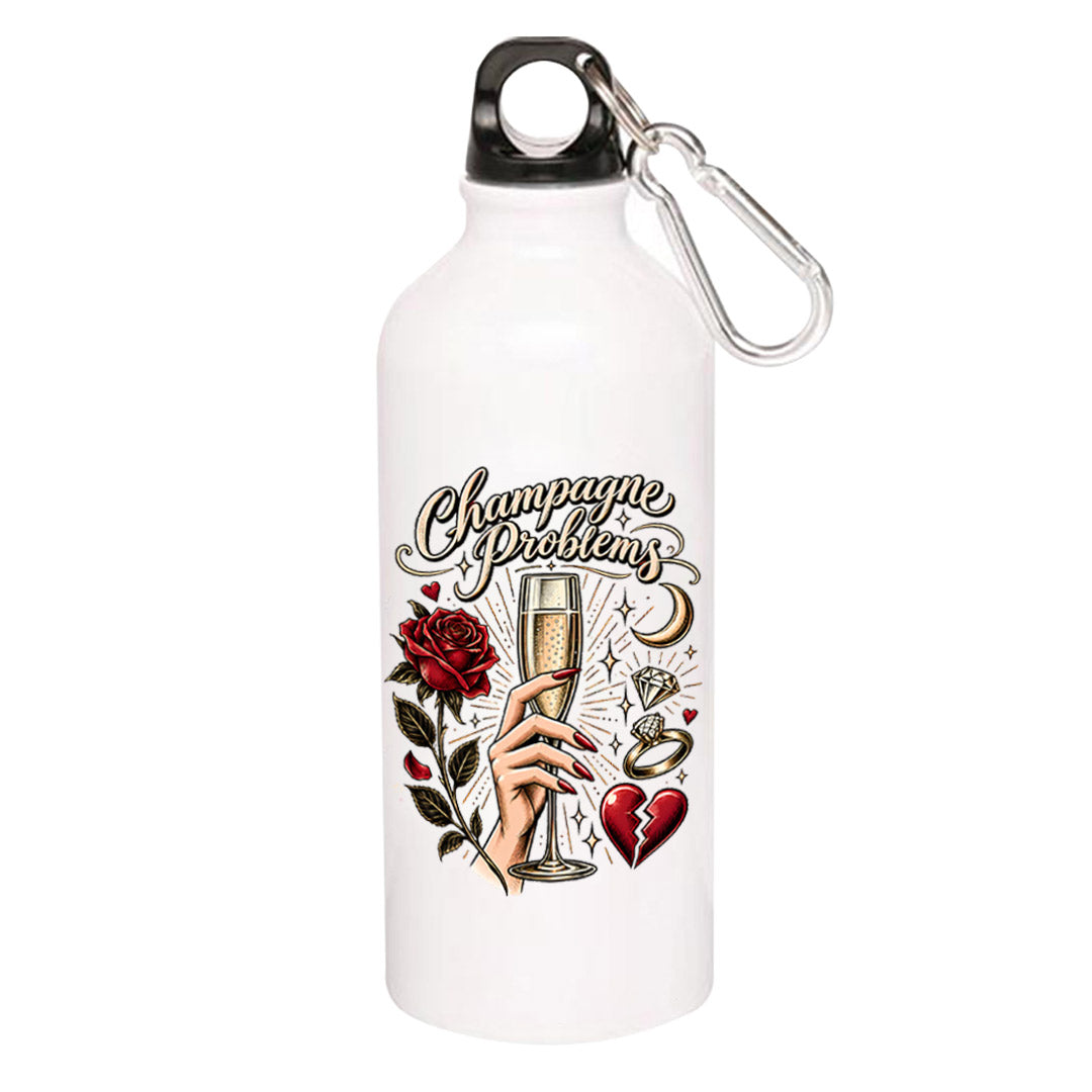 taylor swift champagne problems sipper steel water bottle flask gym shaker music band buy online india the banyan tee tbt men women girls boys unisex