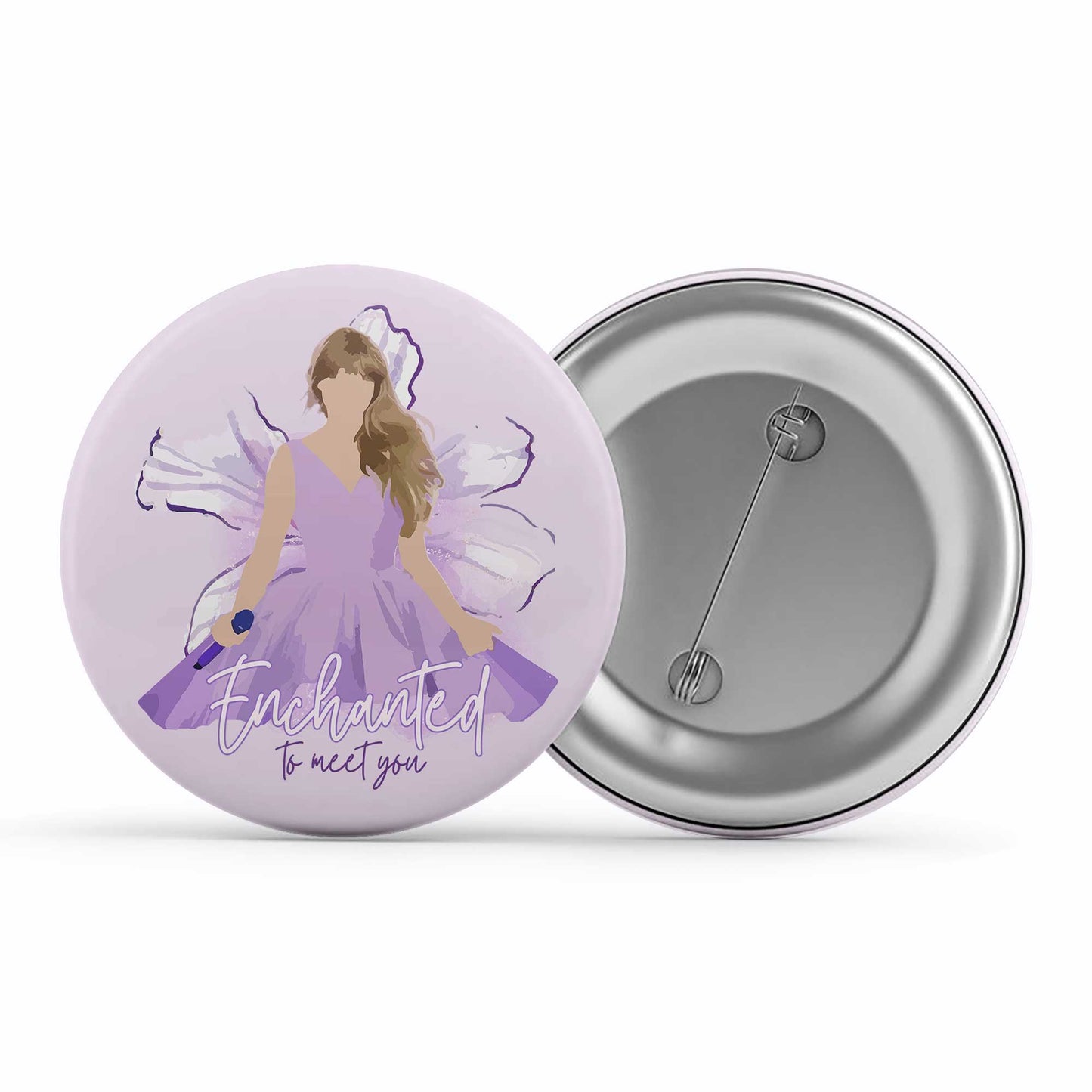 taylor swift enchanted badge pin button music band buy online united states of america usa the banyan tee tbt men women girls boys unisex