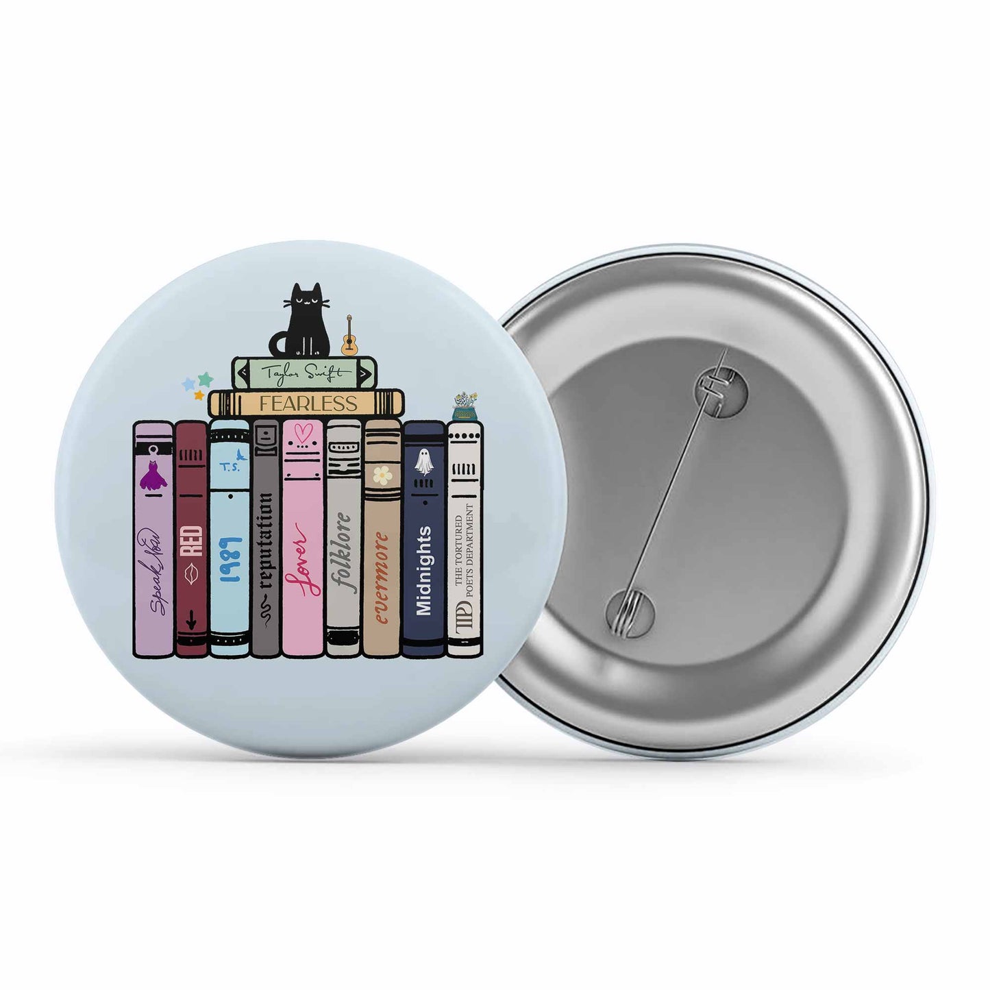 taylor swift tay's songbooks badge pin button music band buy online united states of america usa the banyan tee tbt men women girls boys unisex