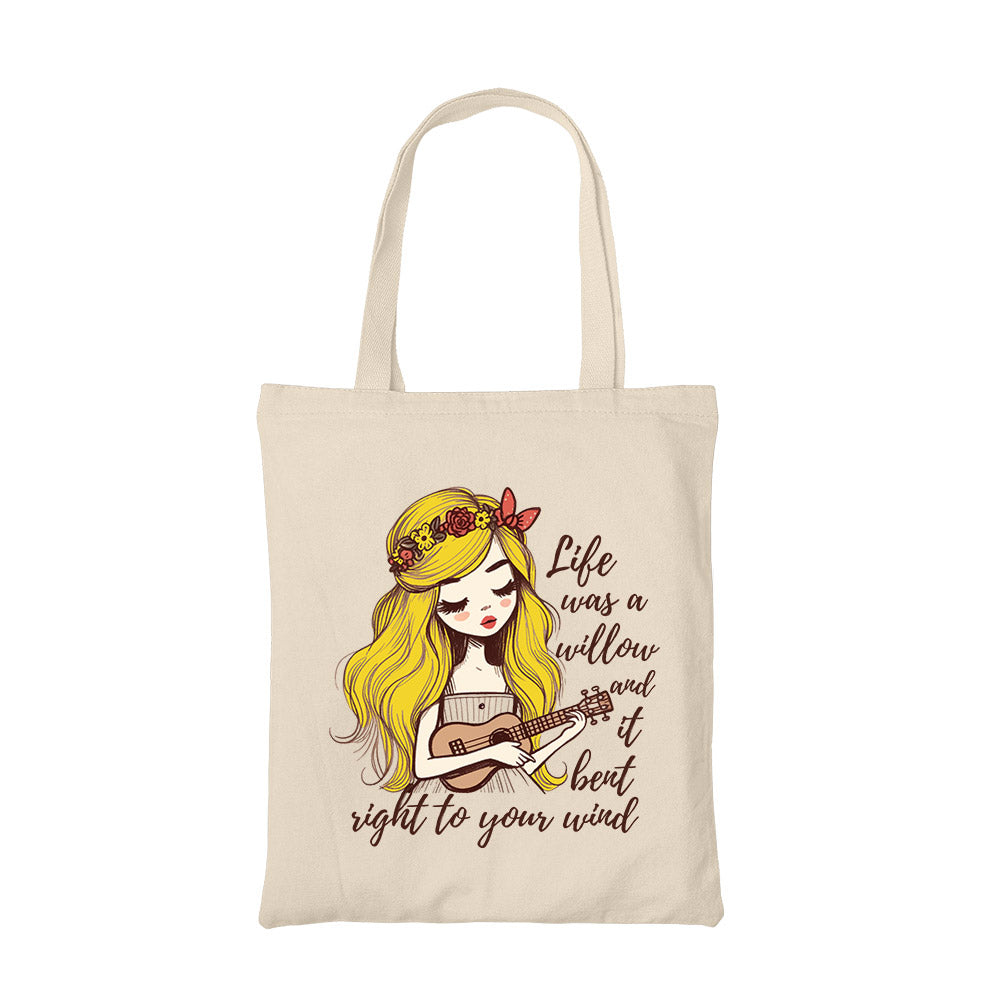 taylor swift willow tote bag music band buy online united states of america usa the banyan tee tbt men women girls boys unisex