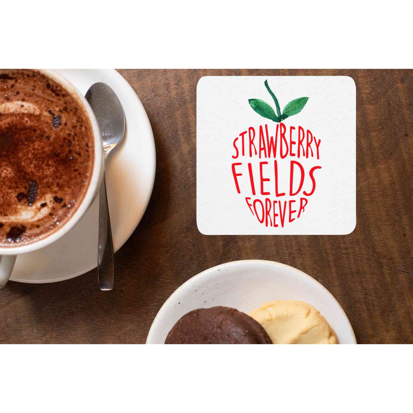 Strawberry Fields Forever The Beatles Coaster Coasters The Banyan Tee TBT