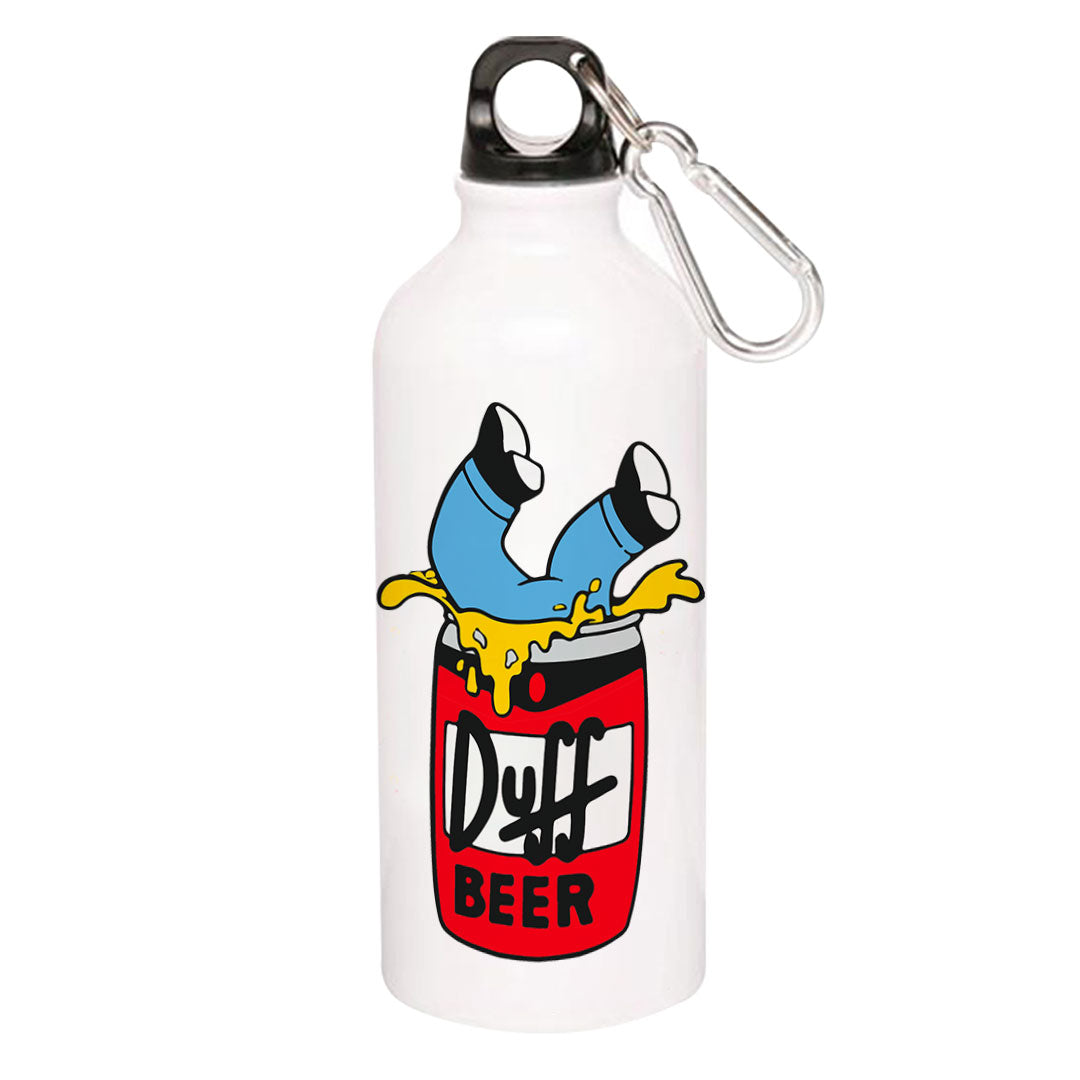 the simpsons duff beer sipper steel water bottle flask gym shaker tv & movies buy online india the banyan tee tbt men women girls boys unisex - homer simpson
