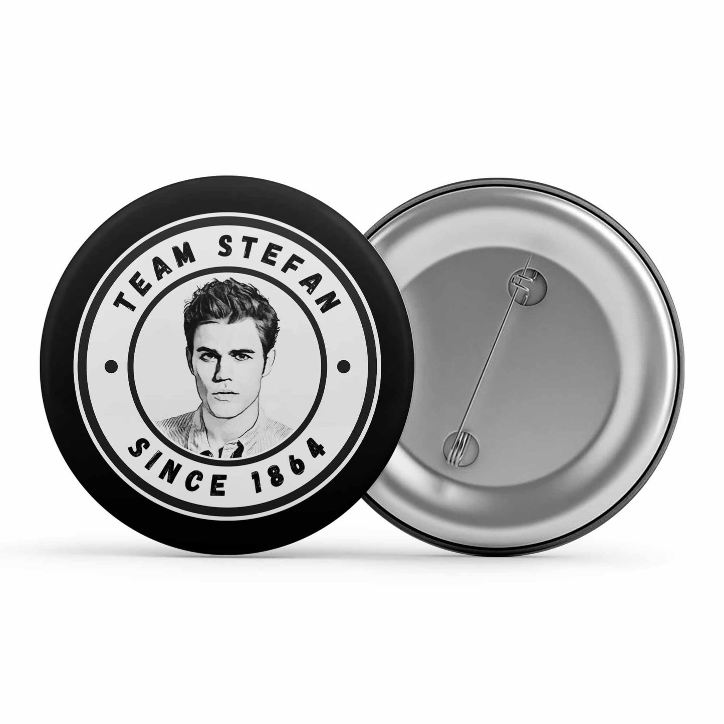the vampire diaries team stefan badge pin button tv & movies buy online united states us the banyan tee tbt men women girls boys unisex