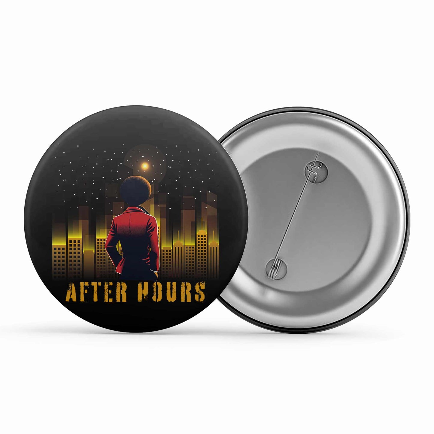 the weeknd after hours fanart badge pin button music band buy online united states of america usa the banyan tee tbt men women girls boys unisex