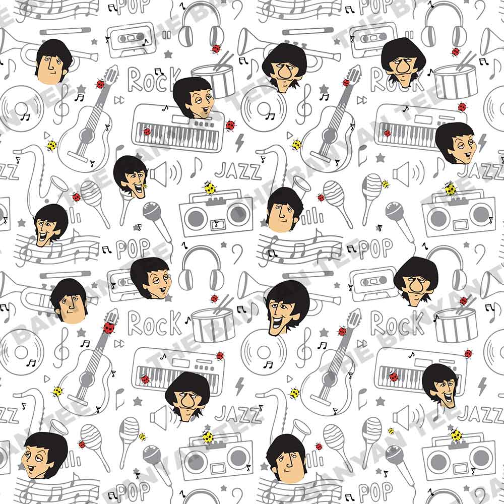 Tumbler - The Fab Four Doodle