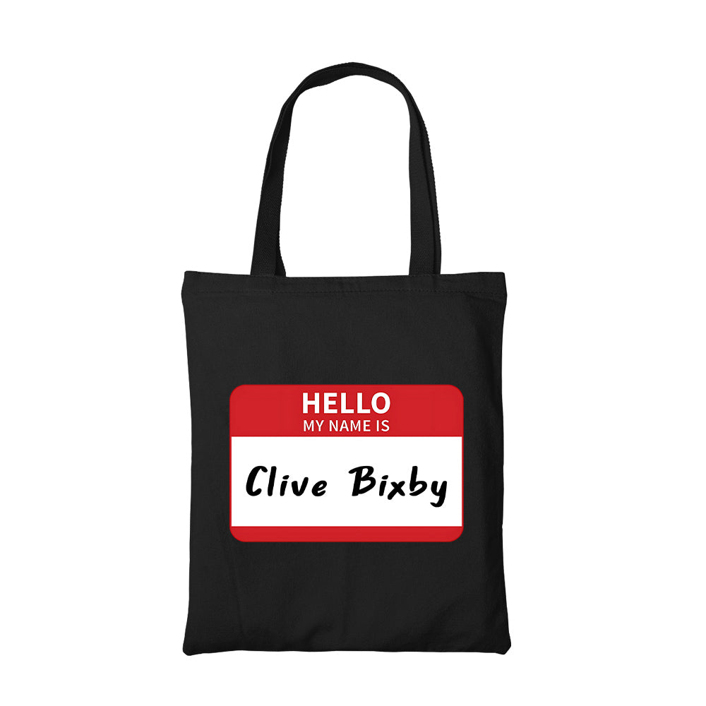 modern family clive bixby tote bag cotton printed tv & movies buy online united states usa the banyan tee tbt men women girls boys unisex