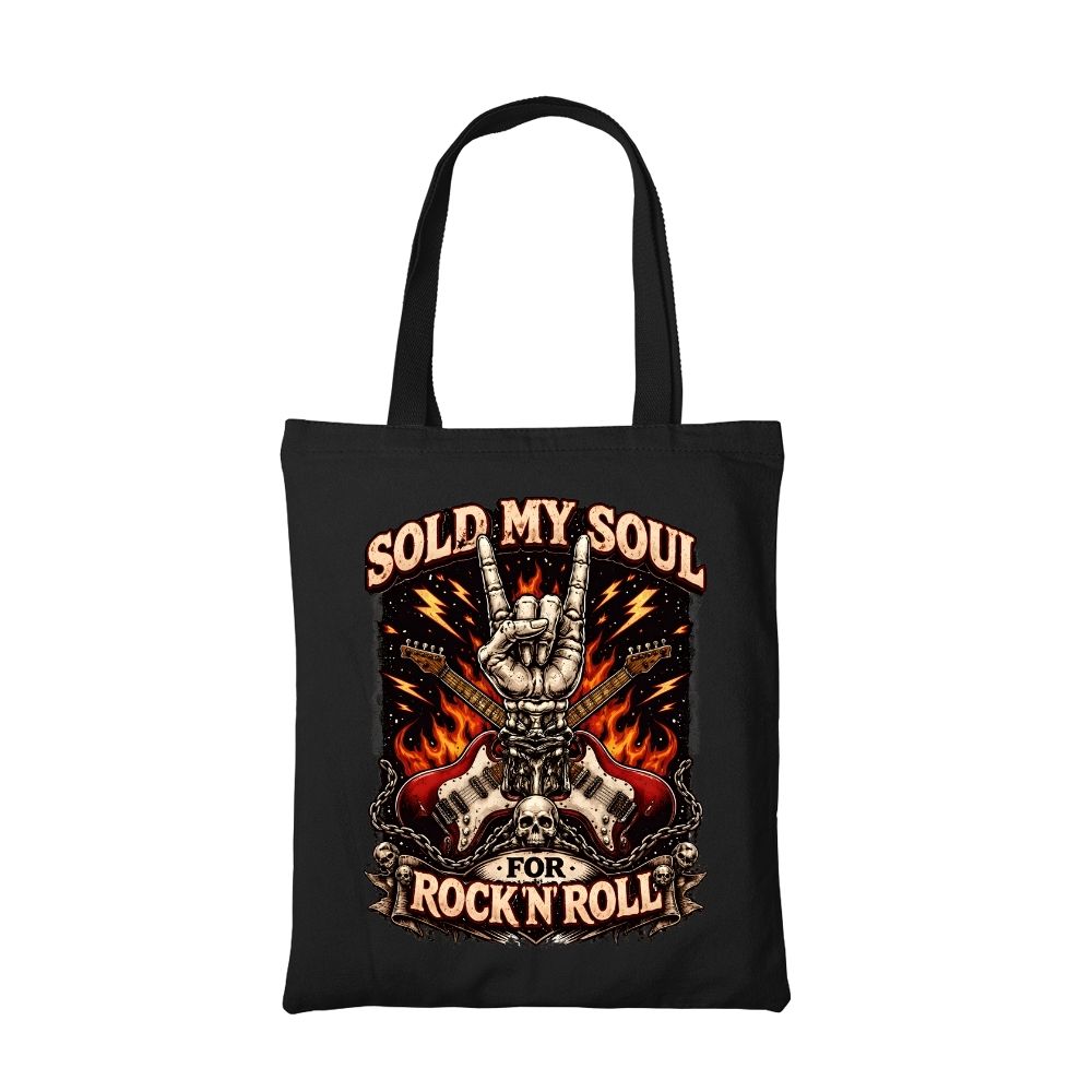 black sabbath sold my soul tote bag cotton printed music band buy online united states usa the banyan tee tbt men women girls boys unisex