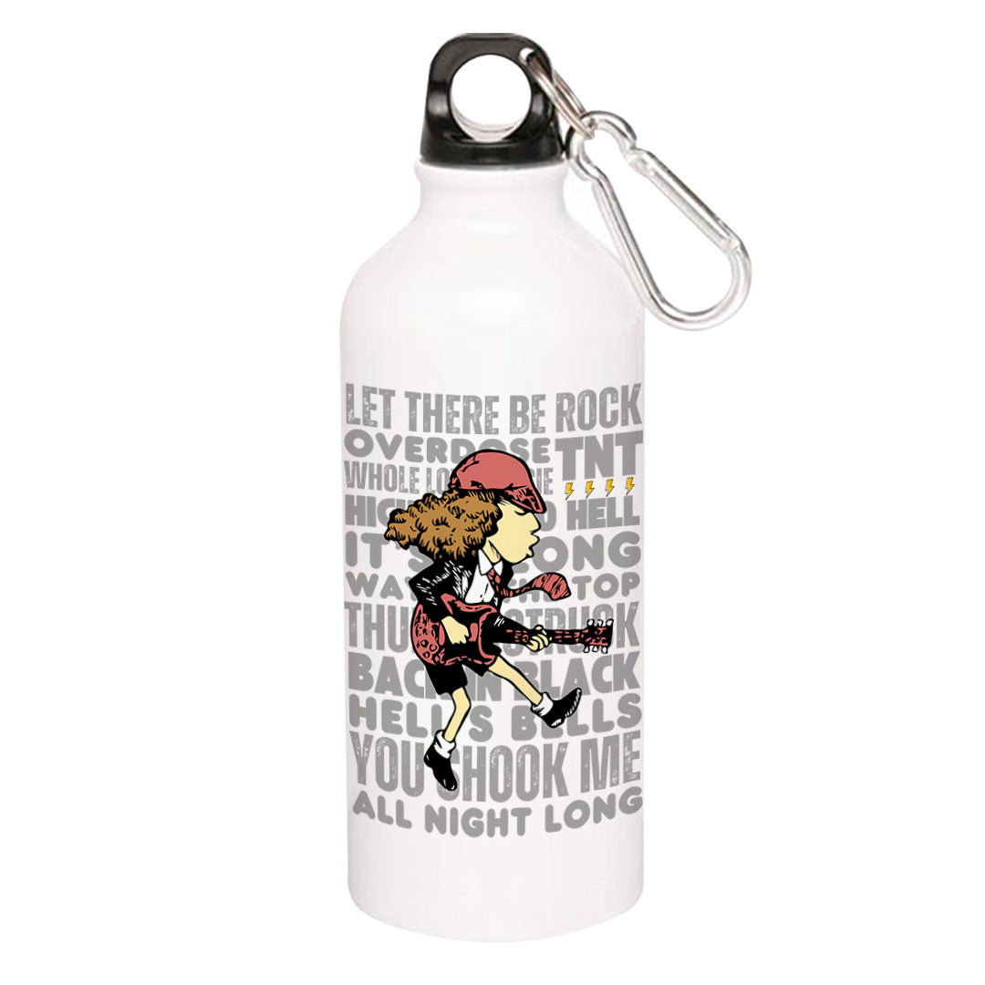 ac/dc rock anthems sipper steel water bottle flask gym shaker music band buy online india the banyan tee tbt men women girls boys unisex