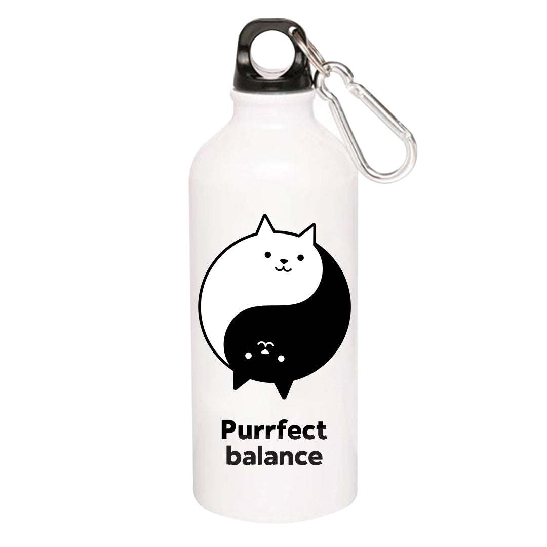 printed purrfect balance sipper steel water bottle flask gym shaker printed graphic stylish buy online india the banyan tee tbt men women girls boys unisex