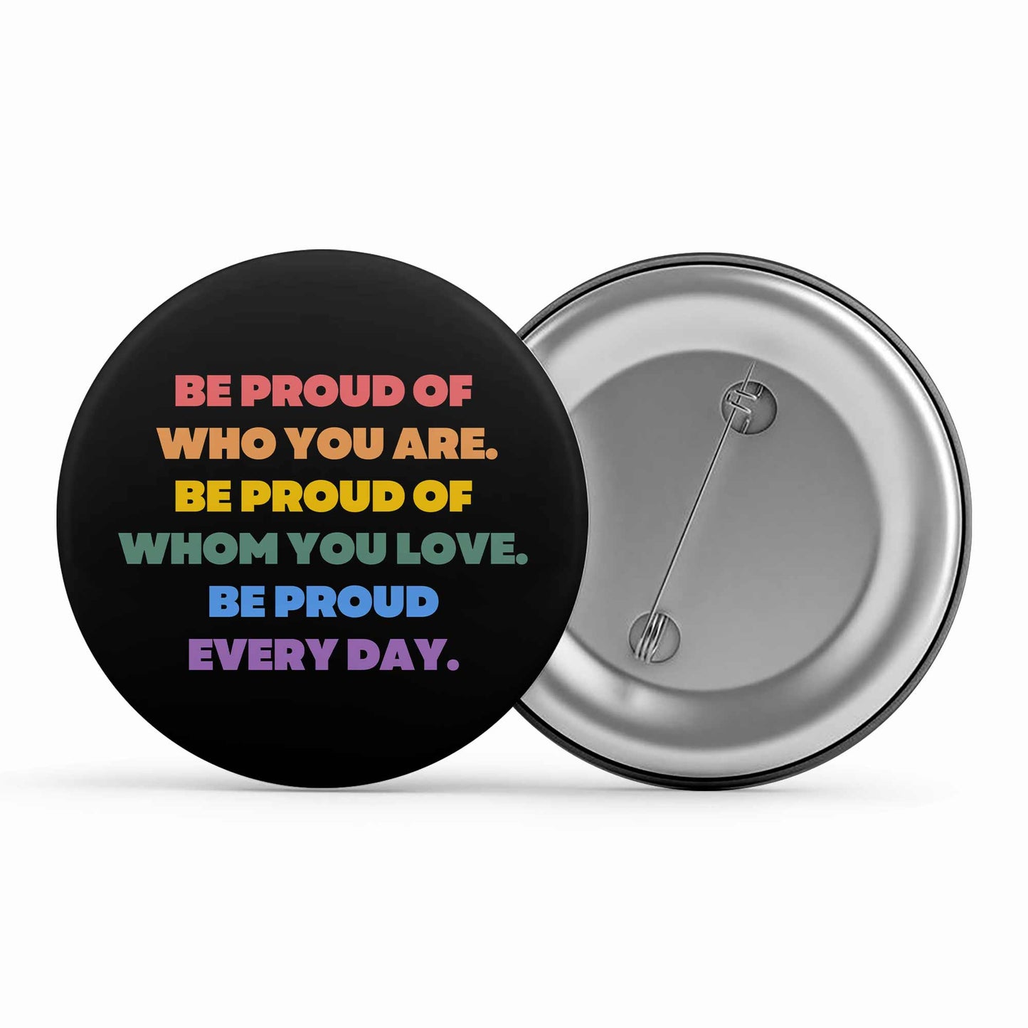 pride be proud badge pin button printed graphic stylish buy online united states u s the banyan tee tbt men women girls boys unisex - lgbtqia+