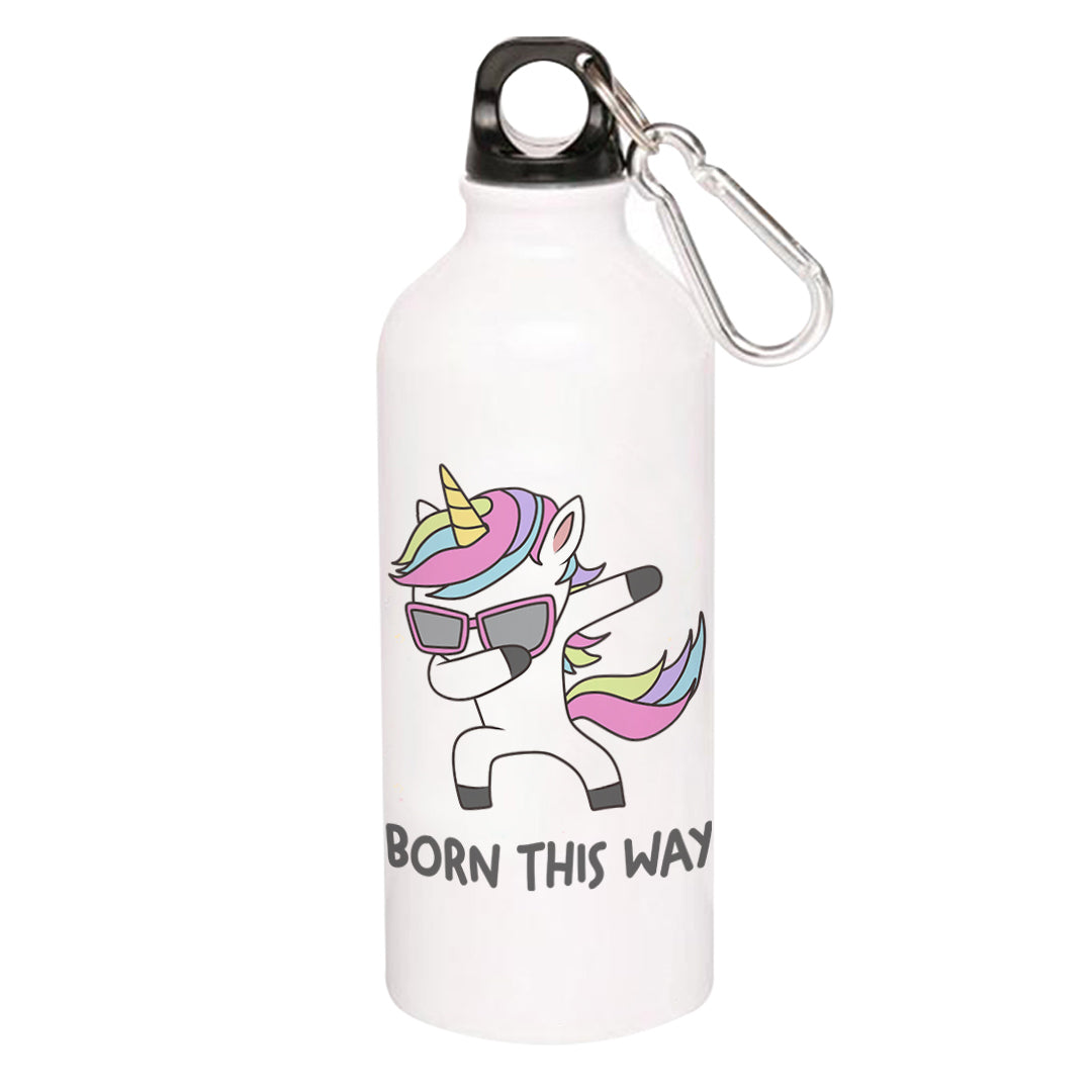 pride born this way sipper steel water bottle flask gym shaker printed graphic stylish buy online india the banyan tee tbt men women girls boys unisex - lgbtqia+