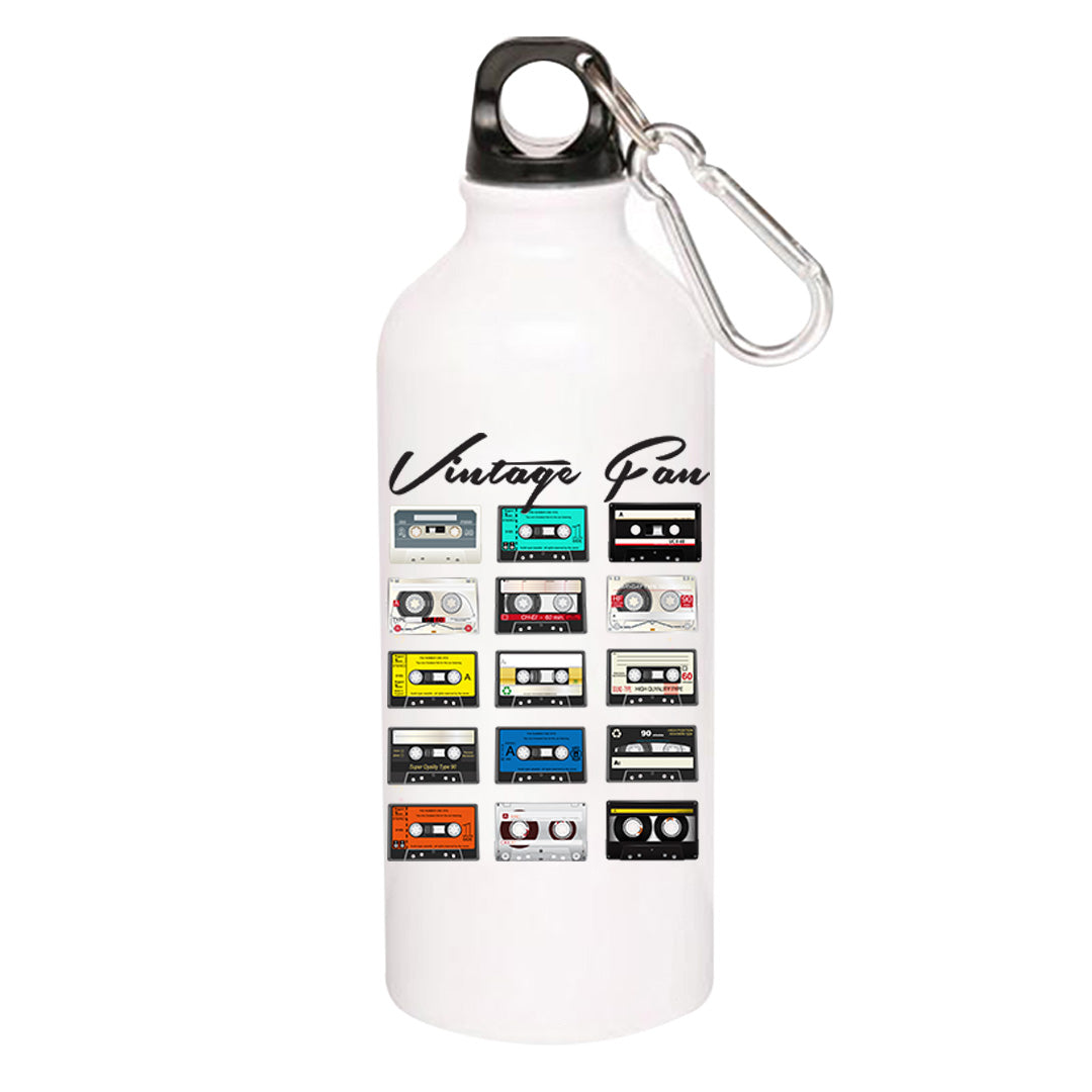 printed vintage fan sipper steel water bottle flask gym shaker printed graphic stylish buy online india the banyan tee tbt men women girls boys unisex