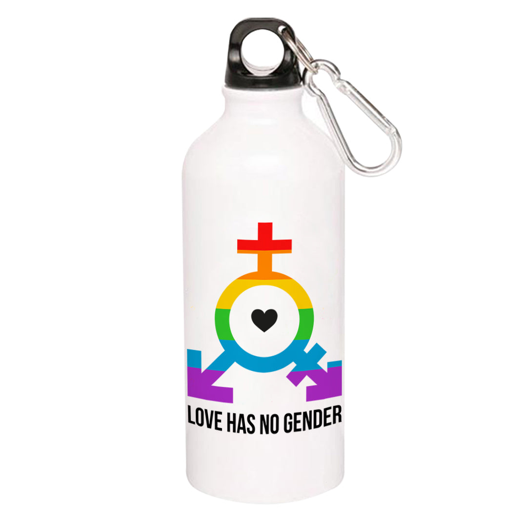 pride love has no gender sipper steel water bottle flask gym shaker printed graphic stylish buy online india the banyan tee tbt men women girls boys unisex - lgbtqia+