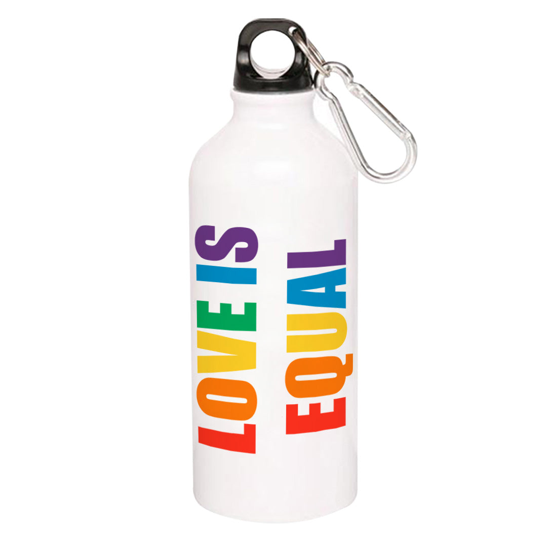 pride love is equal sipper steel water bottle flask gym shaker printed graphic stylish buy online india the banyan tee tbt men women girls boys unisex - lgbtqia+