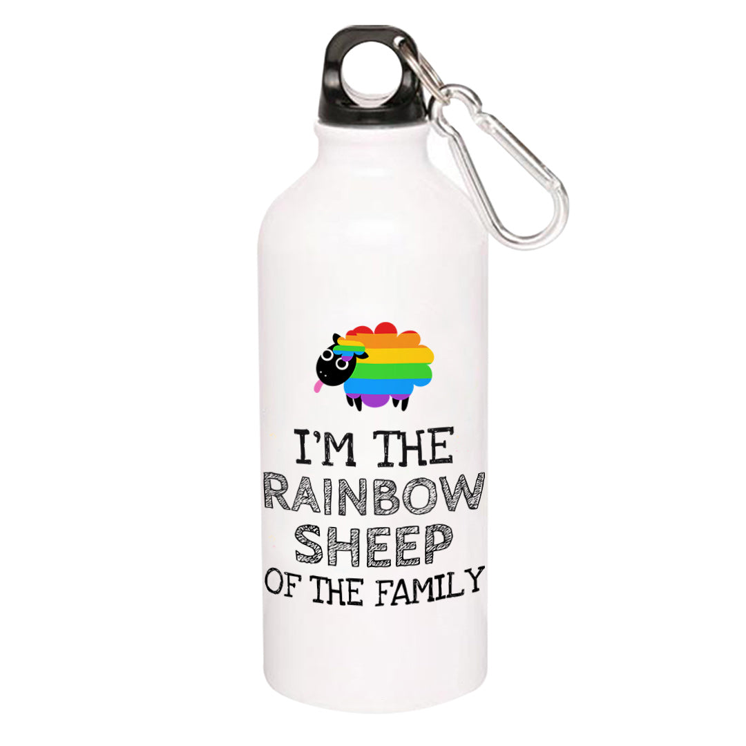 pride rainbow sheep of the family sipper steel water bottle flask gym shaker printed graphic stylish buy online india the banyan tee tbt men women girls boys unisex - lgbtqia+