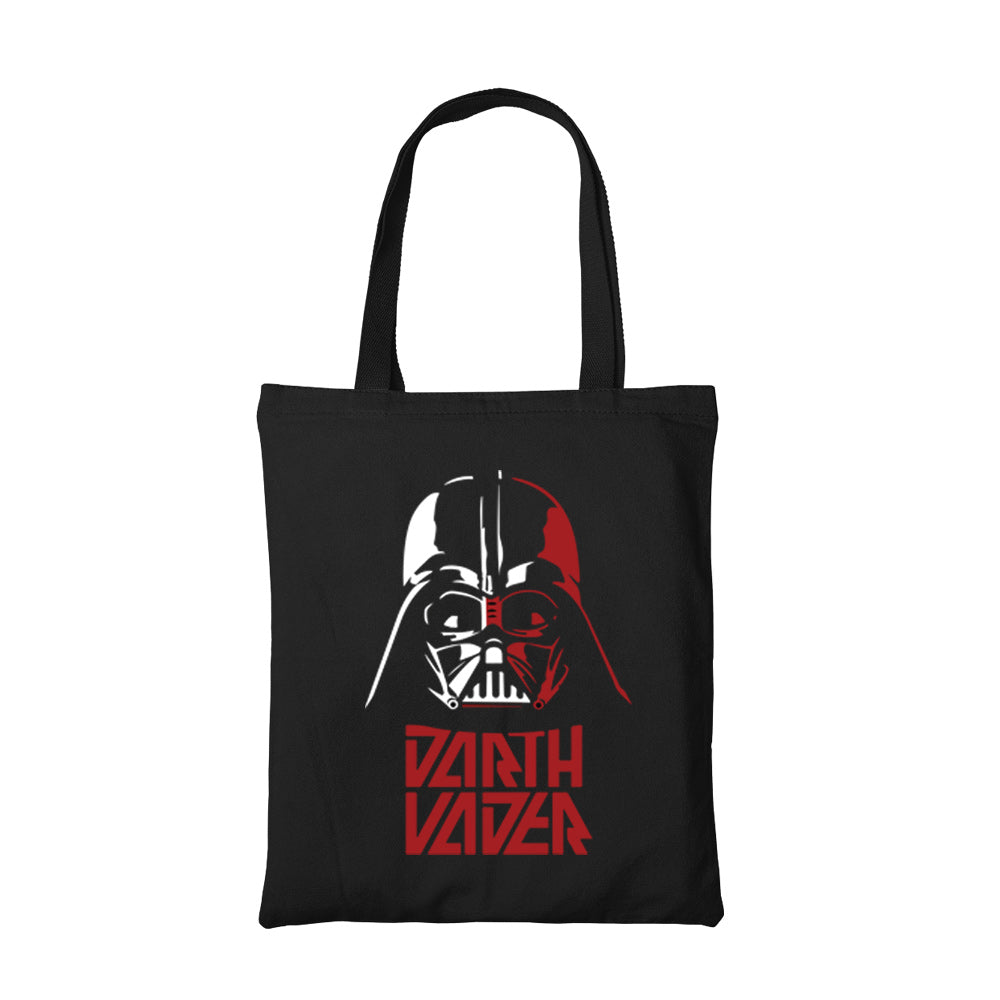 star wars darth vader tote bag hand printed cotton women men unisex