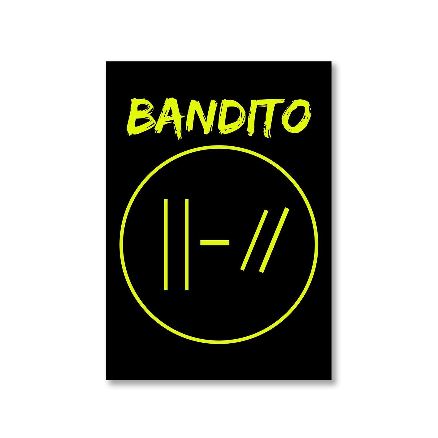 Bandito Twenty One Pilots' Poster, picture, metal print, paint by