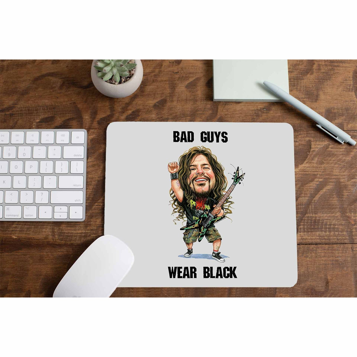 pantera bad guys wear black mousepad logitech large anime music band buy online united states of america usa the banyan tee tbt men women girls boys unisex