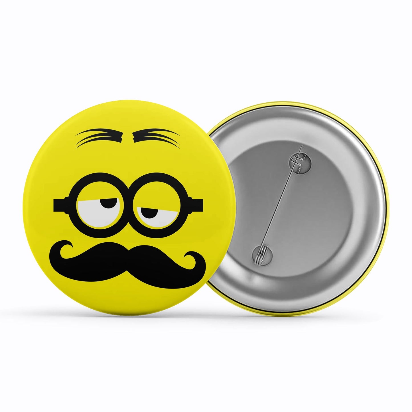 minions dazed badge metal pin button the banyan tee tbt pin button lapel pin cartoon character funny quirky cool illustration