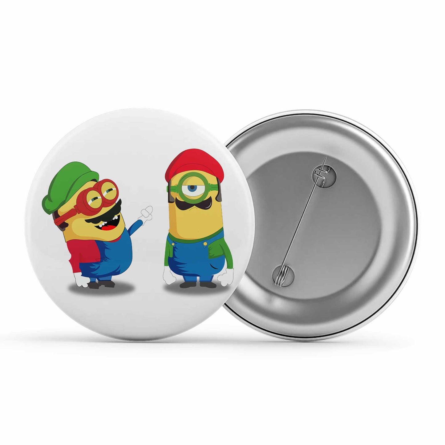 minions gamer min gamer man badge metal pin button the banyan tee tbt pin button lapel pin cartoon character funny quirky cool illustration