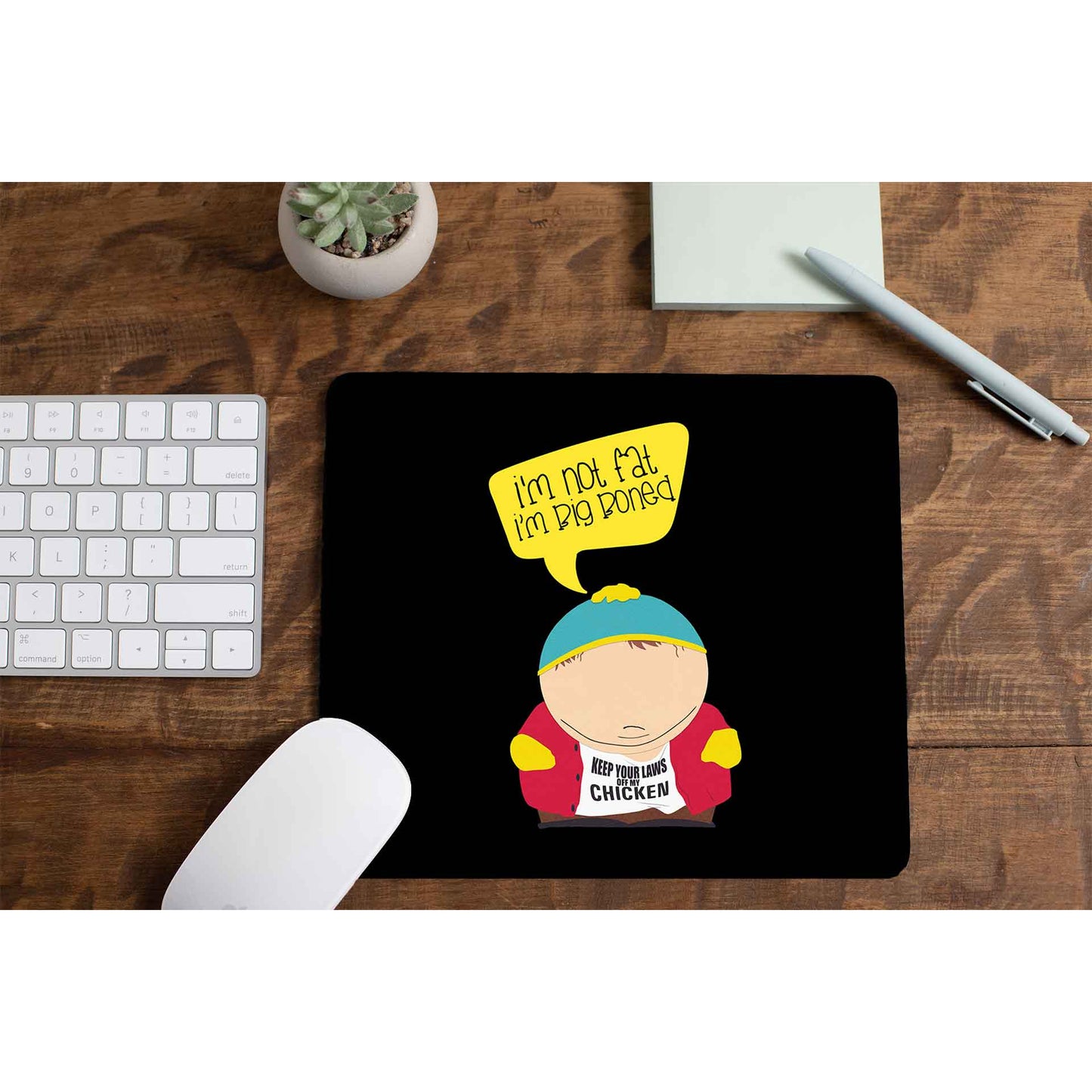 south park big boned mousepad logitech large anime tv & movies buy online united states of america usa the banyan tee tbt men women girls boys unisex south park kenny cartman stan kyle cartoon character illustration
