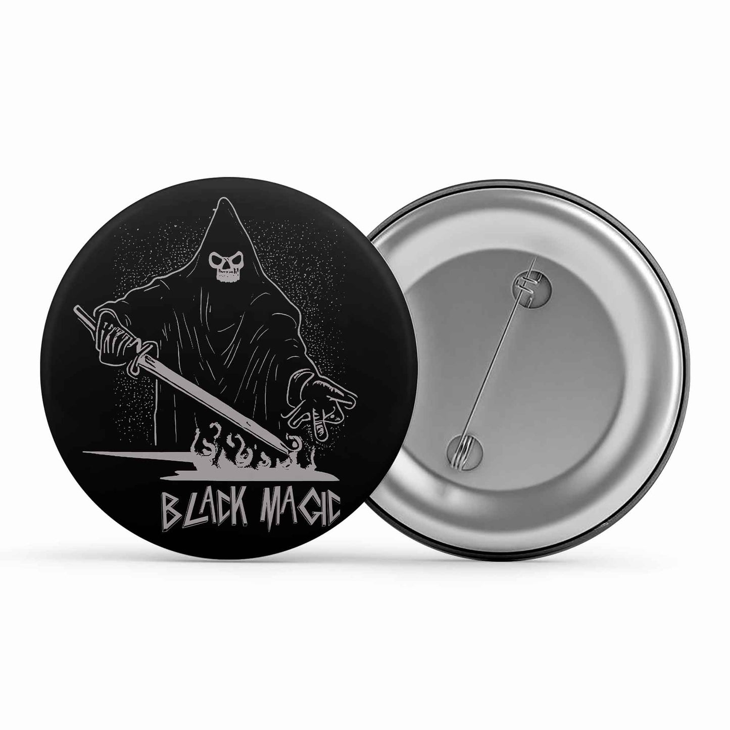 slayer black magic badge pin button music band buy online united states of america usa the banyan tee tbt men women girls boys unisex