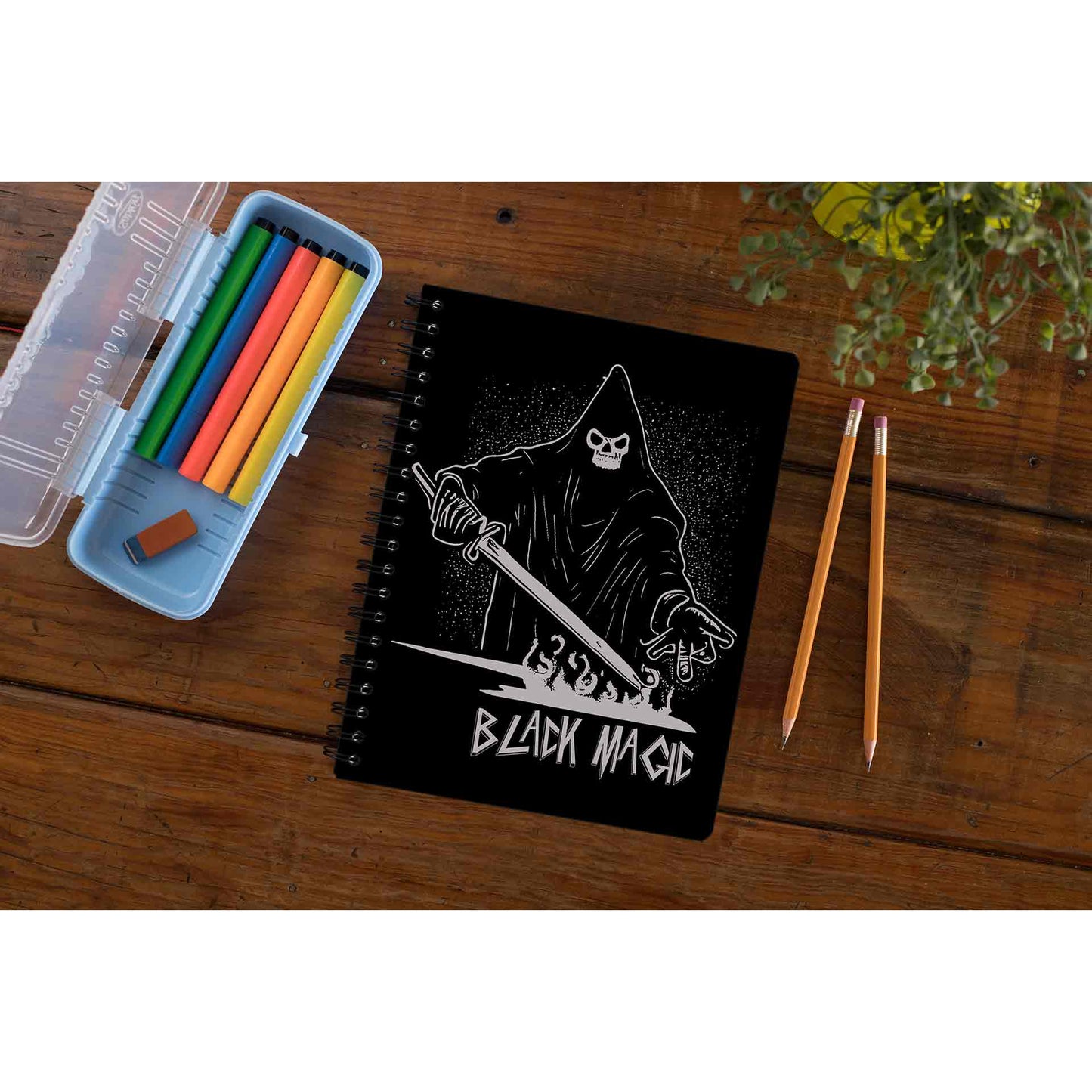 slayer black magic notebook notepad diary buy online united states of america usa the banyan tee tbt unruled