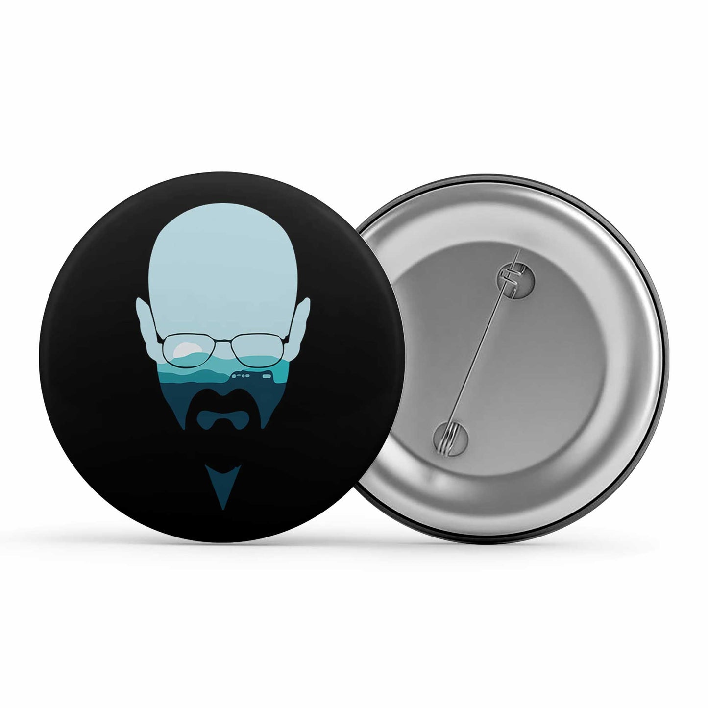 Breaking Bad Badge - Walter White Metal Pin Button The Banyan Tee TBT