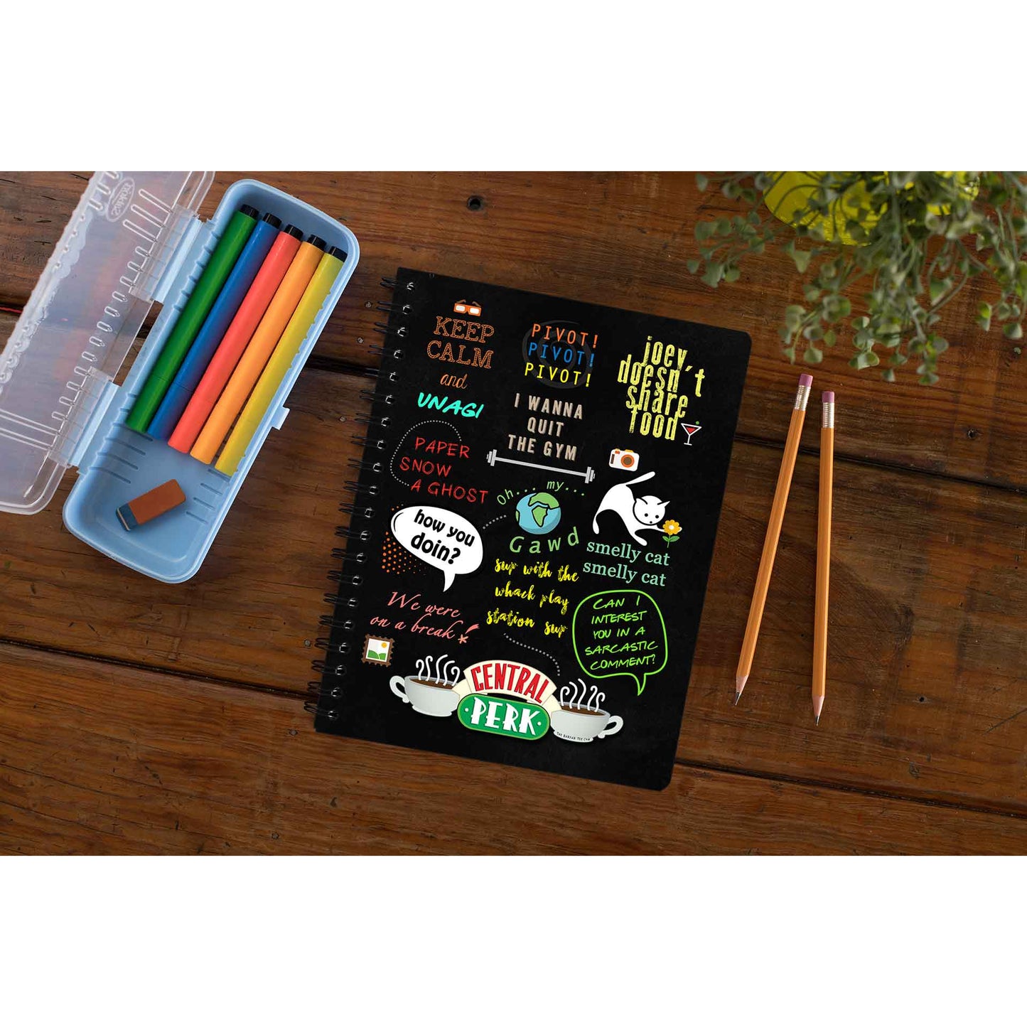 Friends Notebook - Doodle The Banyan Tee TBT