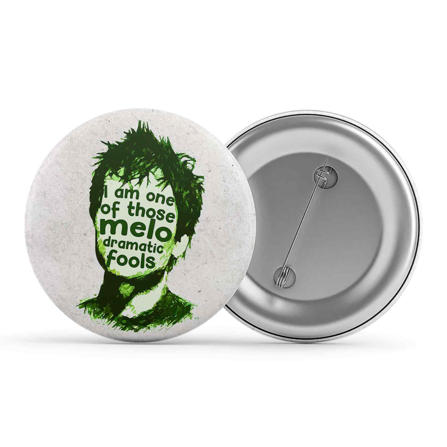 green day basket case badge pin button music band buy online united states of america usa the banyan tee tbt men women girls boys unisex i am one of those melodramatic fools