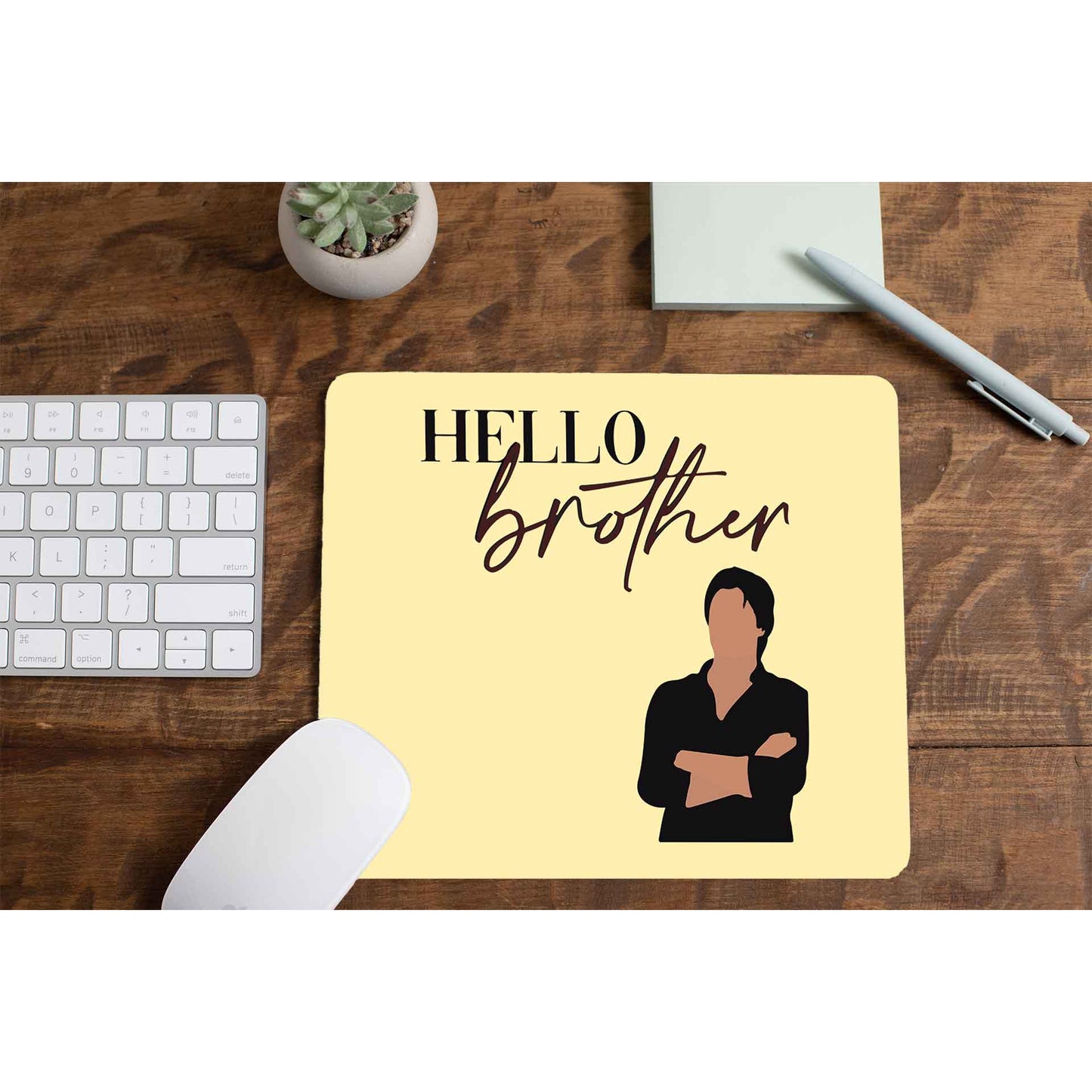 the vampire diaries hello brother mousepad logitech large anime tv & movies buy online united states of america usa the banyan tee tbt men women girls boys unisex tvd stefan elena damon caroline katherine tyler bonnie