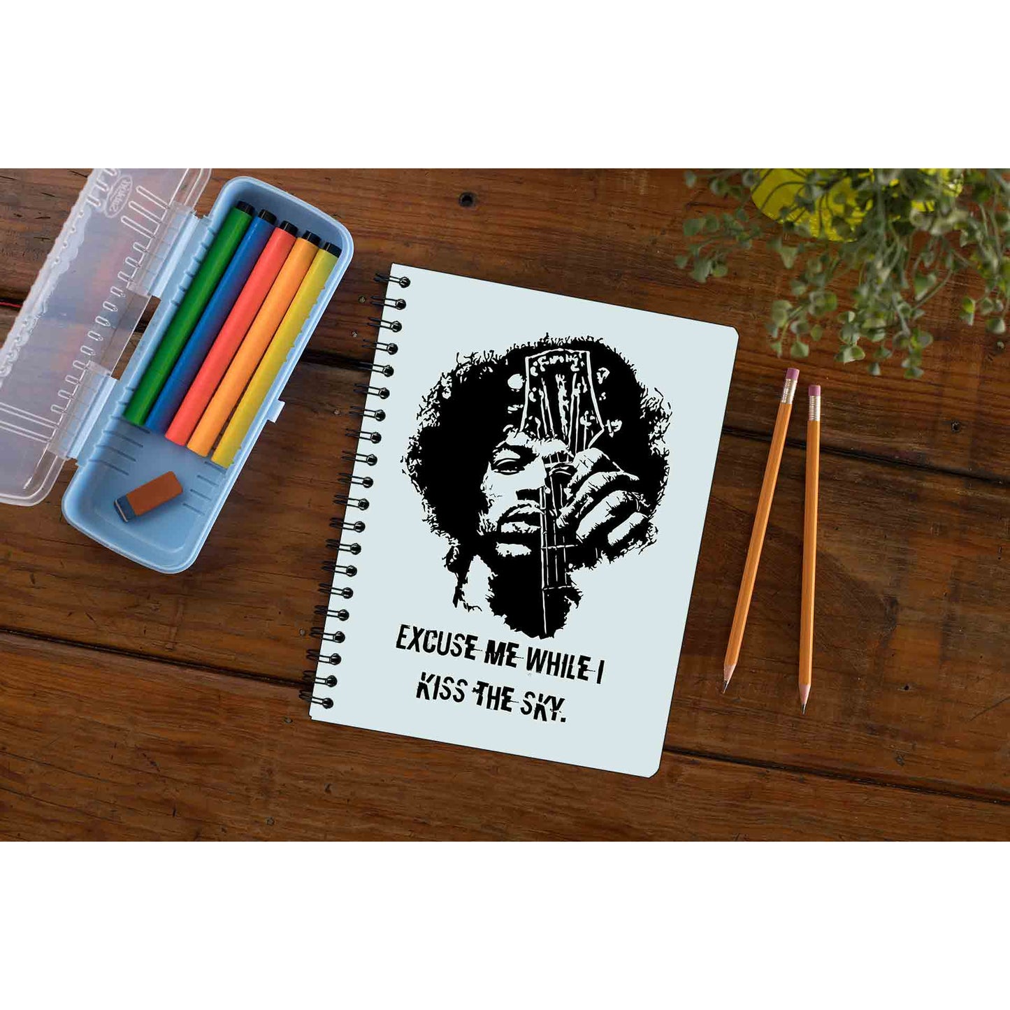 jimi hendrix kiss the sky notebook notepad diary buy online united states of america usa the banyan tee tbt unruled