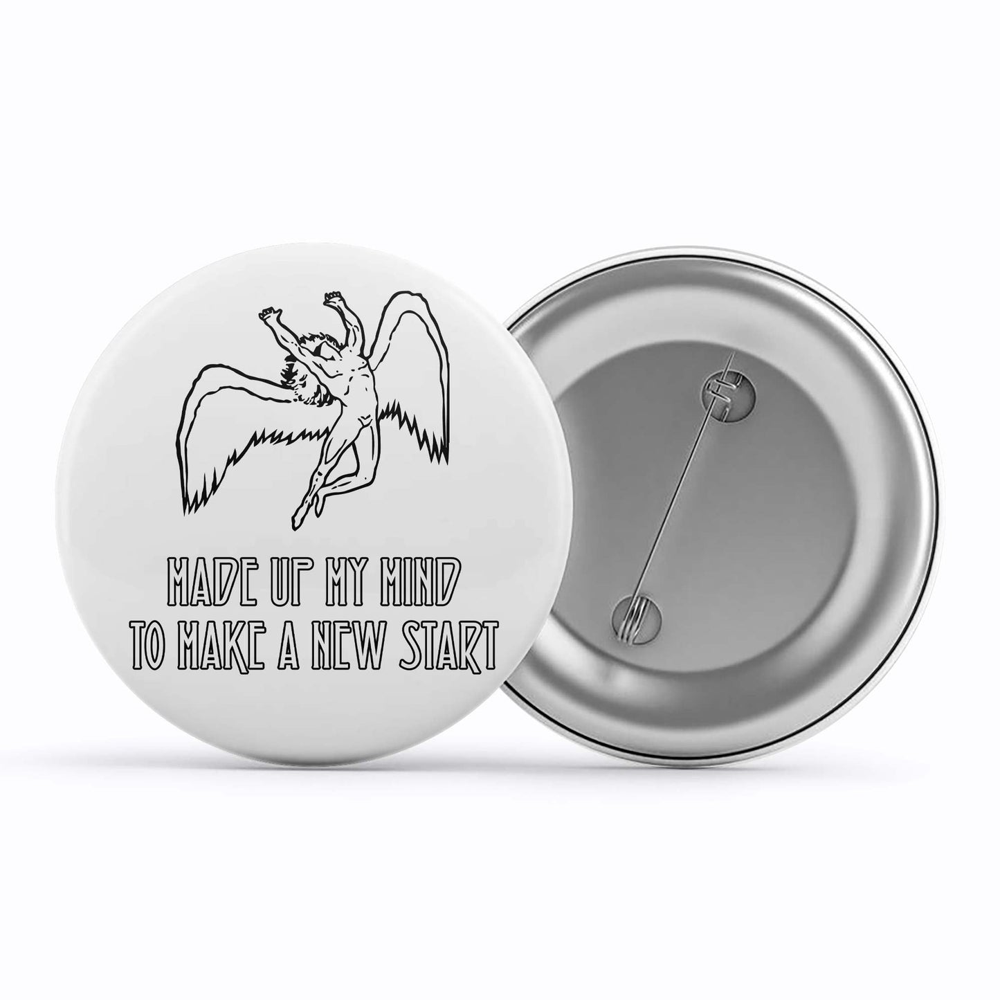 Led Zeppelin Badge Metal Pin Button The Banyan Tee TBT