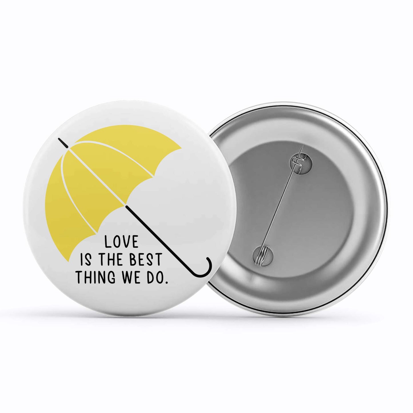 How I Met Your Mother Badge Metal Pin Button The Banyan Tee TBT