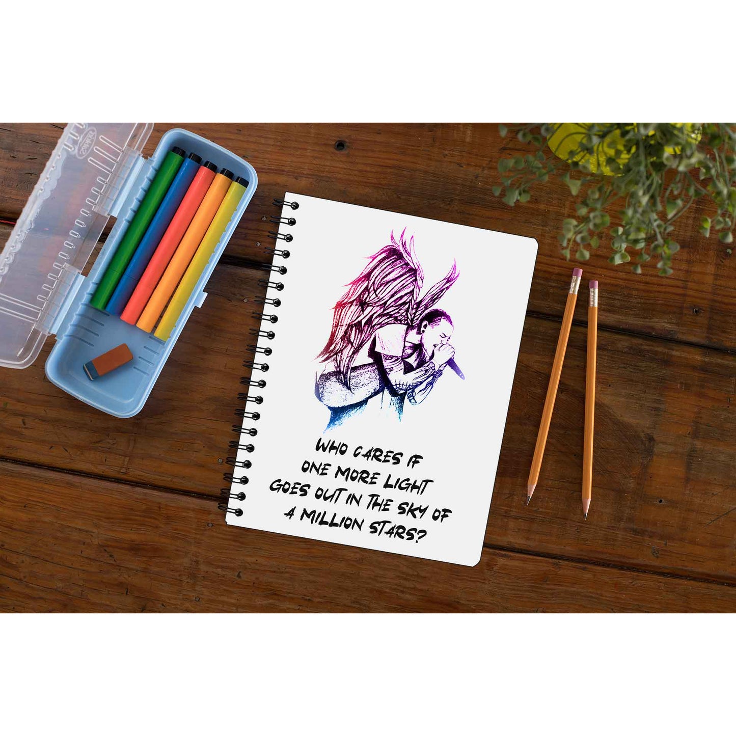 linkin park one more light notebook notepad diary buy online united states of america usa the banyan tee tbt unruled