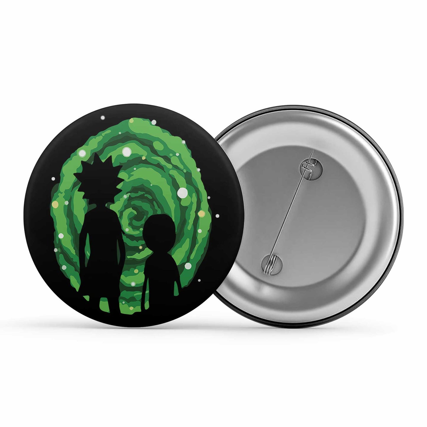 rick and morty portal badge pin button buy online india the banyan tee tbt men women girls boys unisex rick and morty online summer beth mr meeseeks jerry quote vector art clothing accessories merchandise