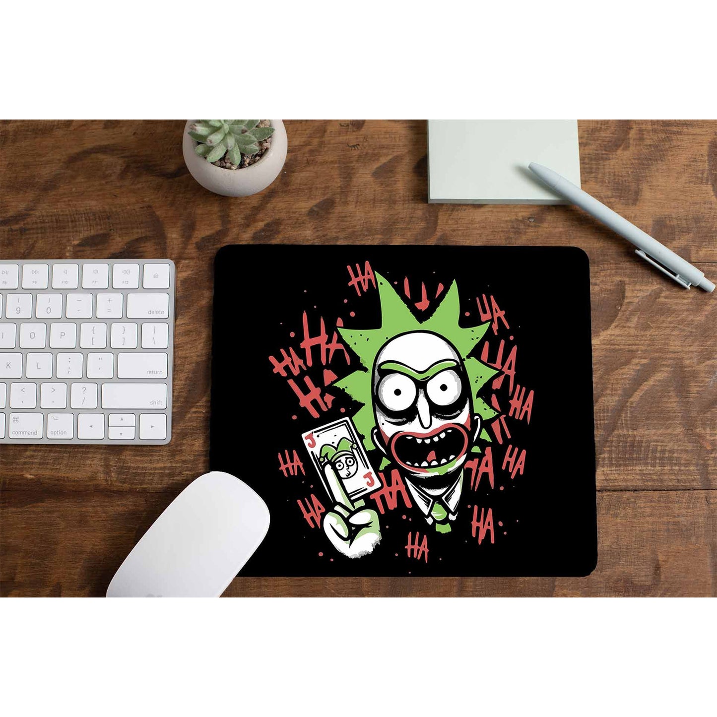 rick and morty joker mousepad logitech large anime buy online united states of america usa the banyan tee tbt men women girls boys unisex rick and morty online summer beth mr meeseeks jerry quote vector art clothing accessories merchandise