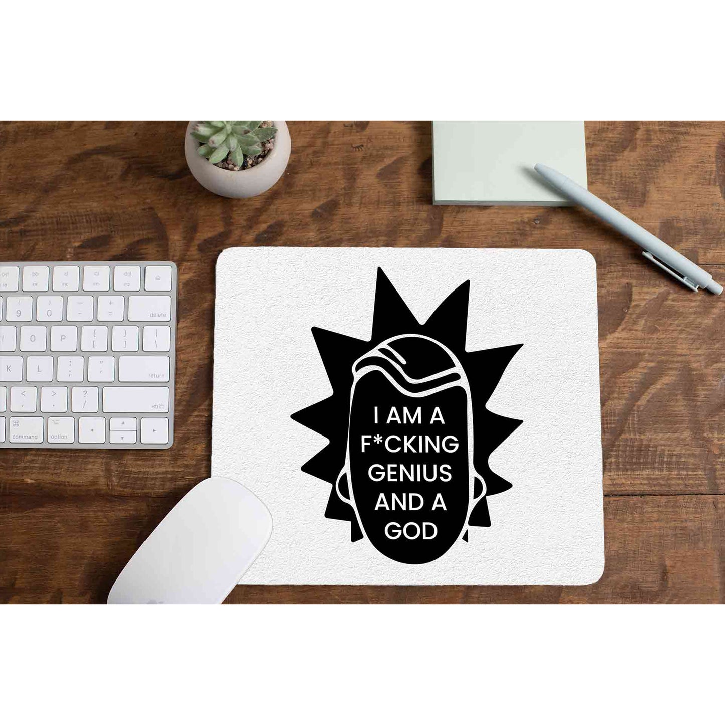rick and morty genius mousepad logitech large anime buy online united states of america usa the banyan tee tbt men women girls boys unisex rick and morty online summer beth mr meeseeks jerry quote vector art clothing accessories merchandise