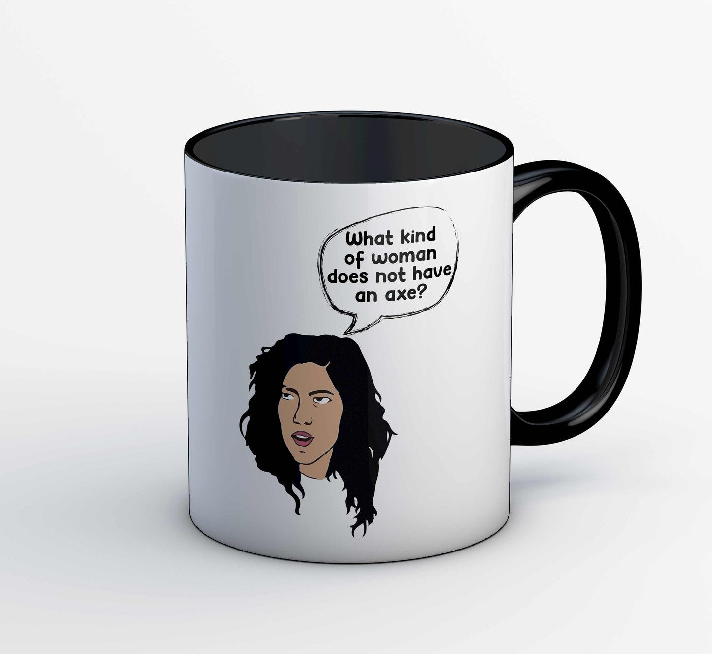 brooklyn nine-nine what kind of woman mug coffee ceramic tv & movies buy online usa united states of america the banyan tee tbt men women girls boys unisex stranger things eleven demogorgon shadow monster dustin quote vector art clothing accessories merchandise