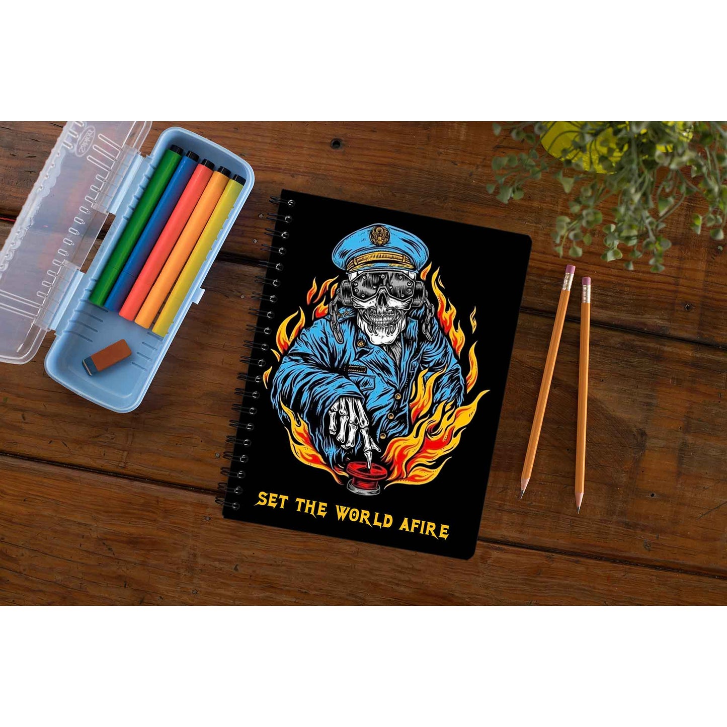 megadeth set the world afire notebook notepad diary buy online united states of america usa the banyan tee tbt unruled