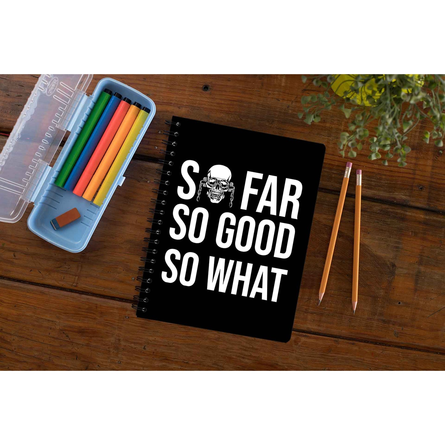 megadeth so far so good so what notebook notepad diary buy online united states of america usa the banyan tee tbt unruled