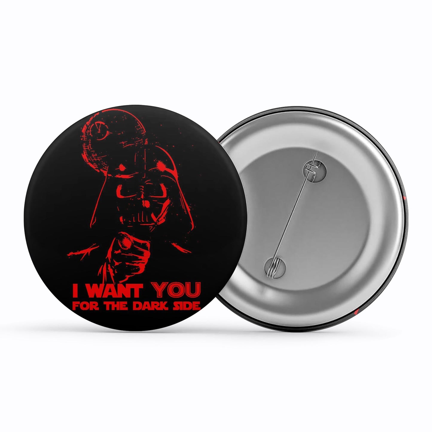 star wars i want you for the dark side badge pin button tv & movies buy online india the banyan tee tbt men women girls boys unisex darth vader