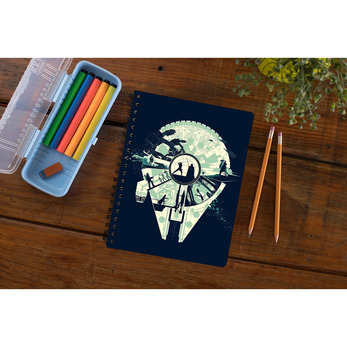 star wars luke vs. vader notebook notepad diary buy online united states of america usa the banyan tee tbt unruled