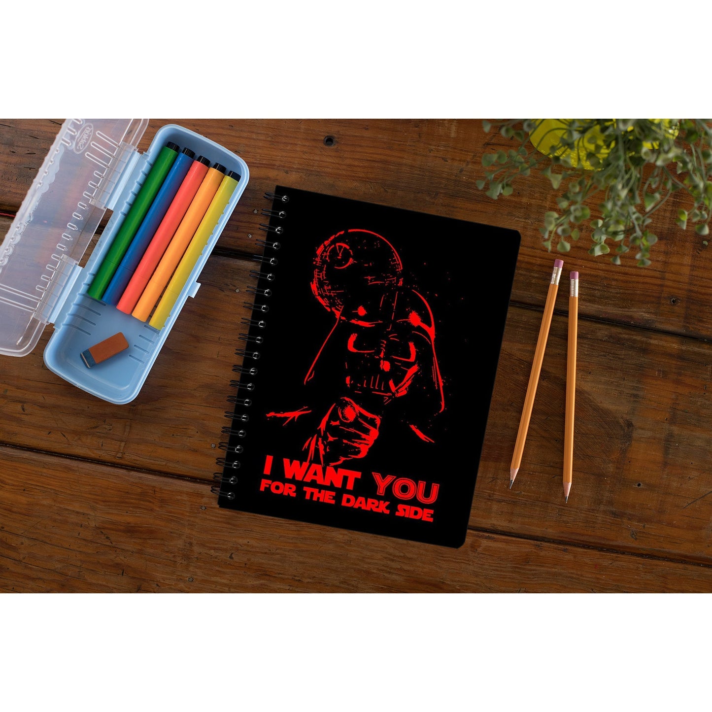 star wars i want you for the dark side notebook notepad diary buy online united states of america usa the banyan tee tbt unruled darth vader