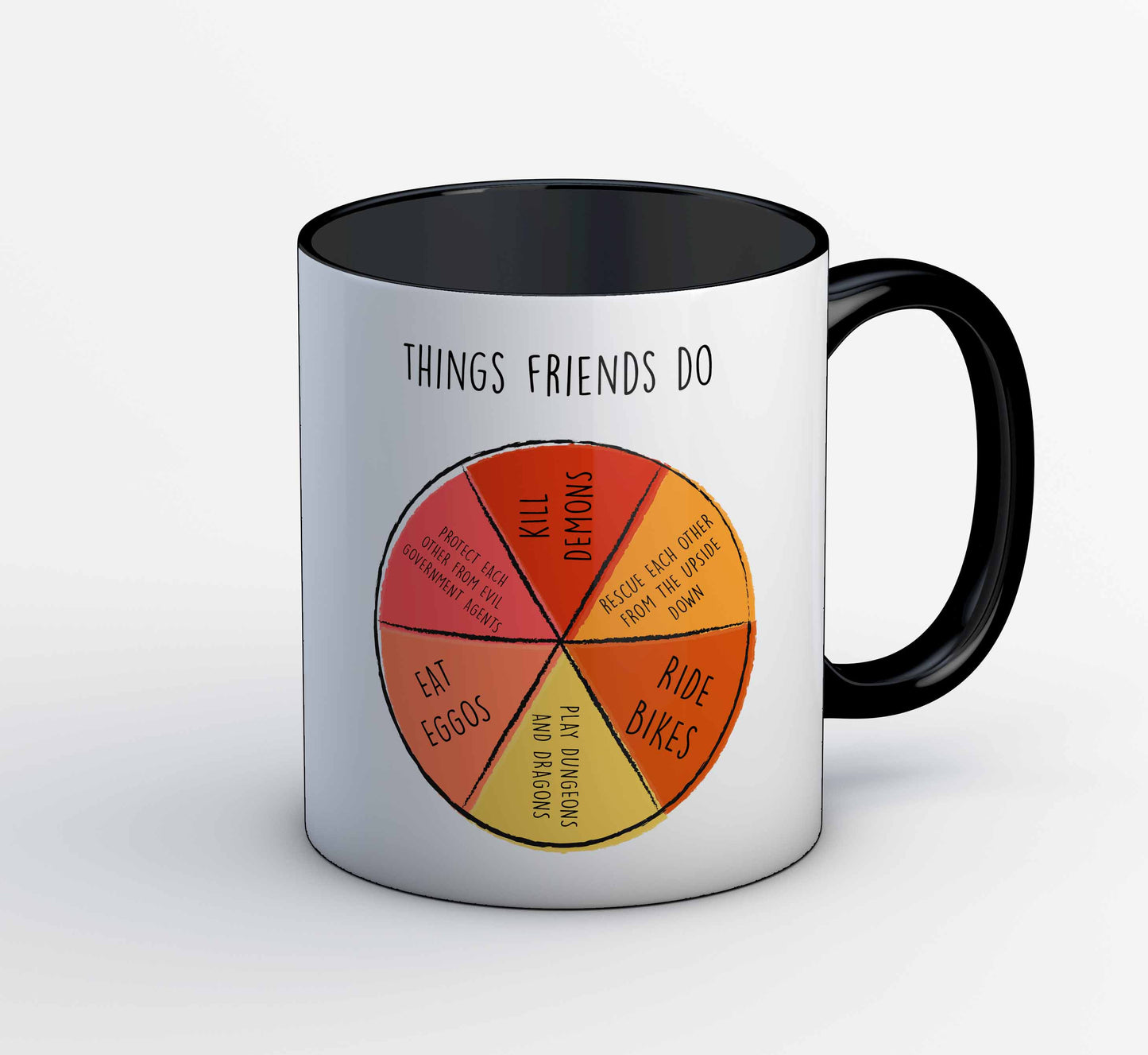 stranger things things friends do mug coffee ceramic tv & movies buy online usa united states of america the banyan tee tbt men women girls boys unisex stranger things eleven demogorgon shadow monster dustin quote vector art clothing accessories merchandise
