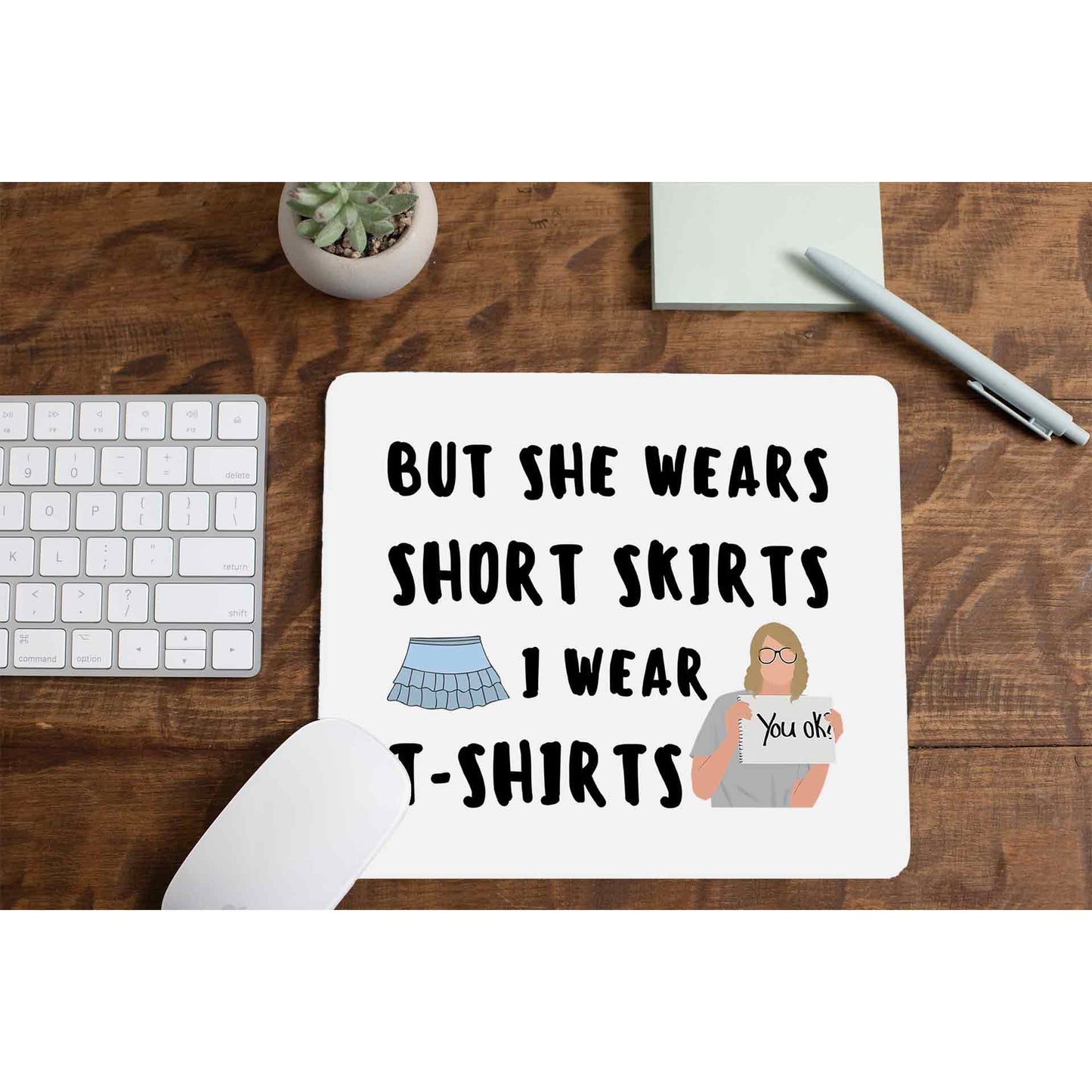 taylor swift i wear t-shirts mousepad logitech large music band buy online united states of america usa the banyan tee tbt men women girls boys unisex