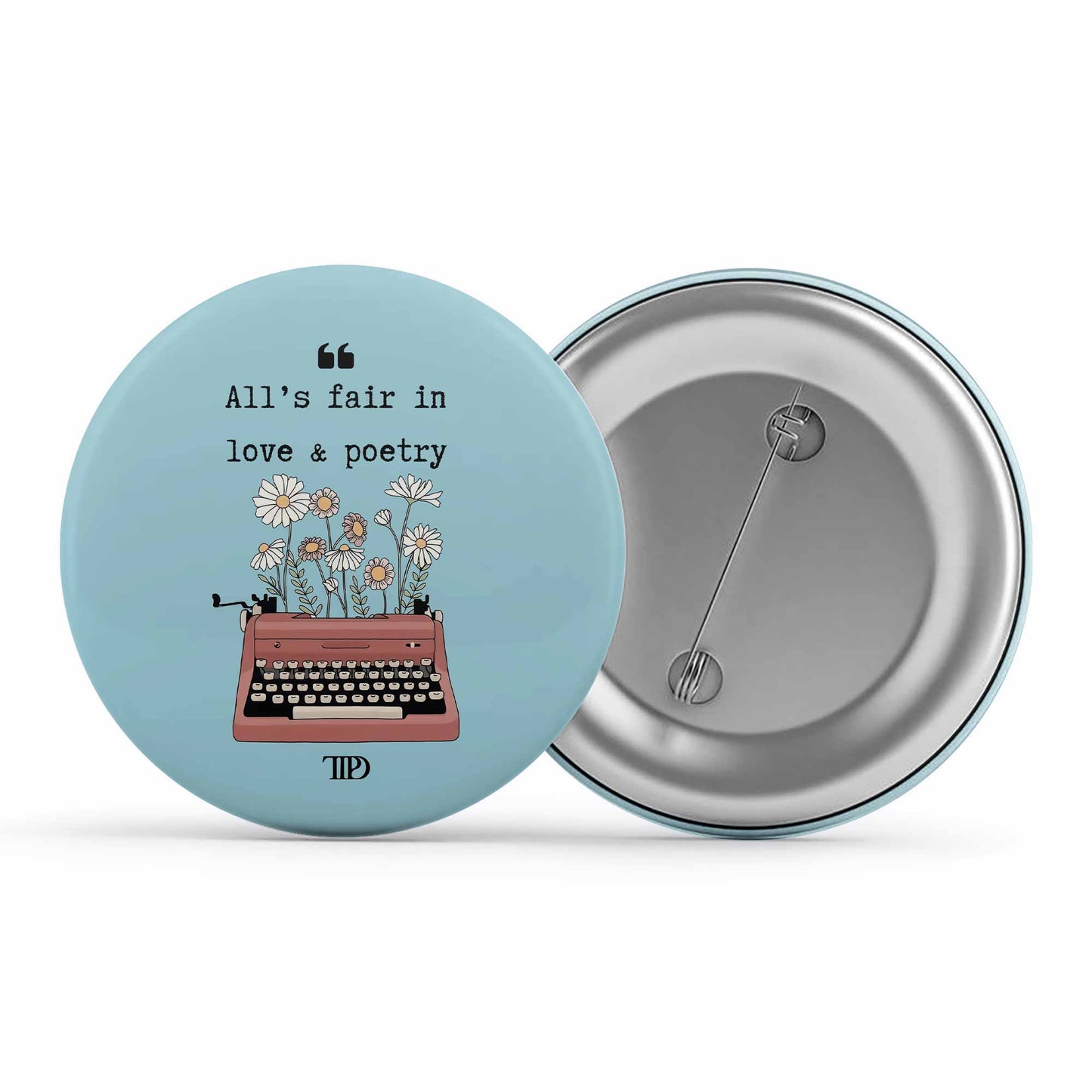 taylor swift love & poetry badge pin button music band buy online united states of america usa the banyan tee tbt men women girls boys unisex