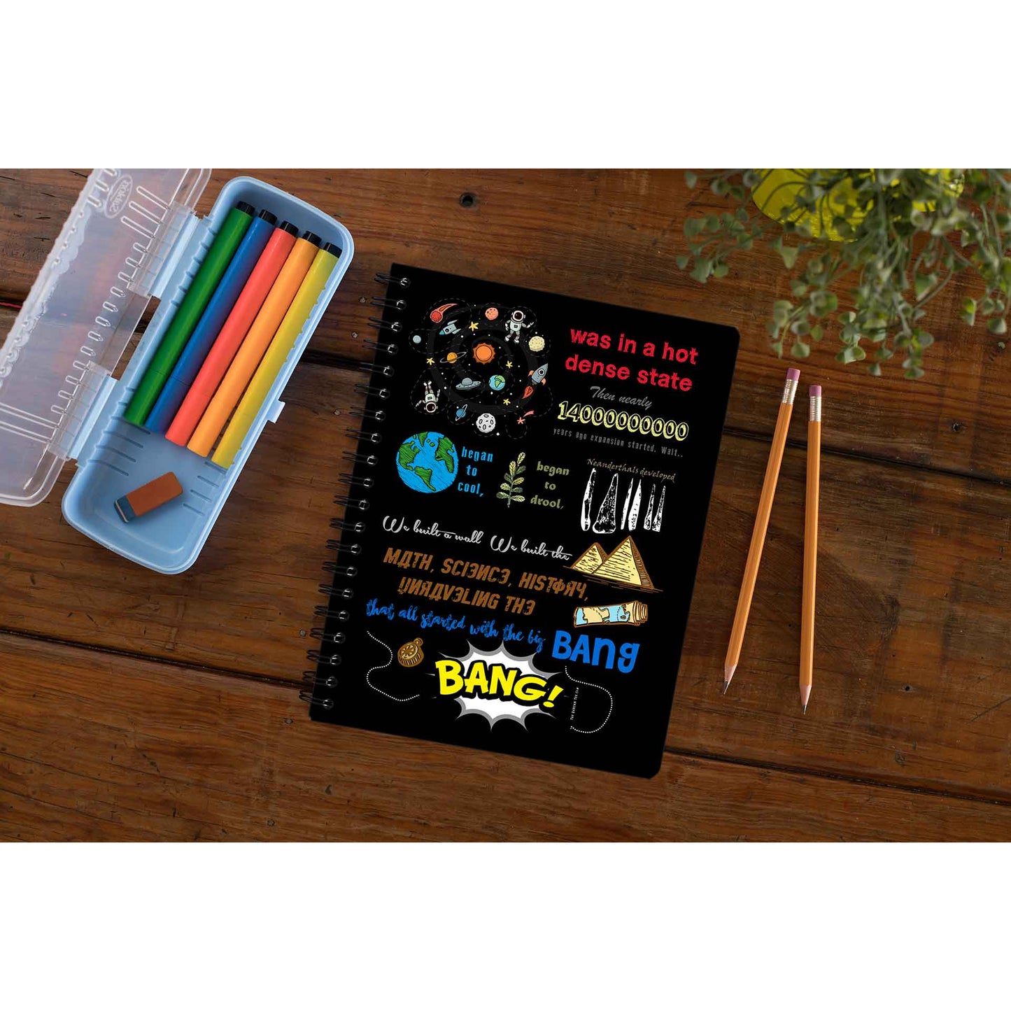 The Big Bang Theory Notebook - Doodle The Banyan Tee TBT