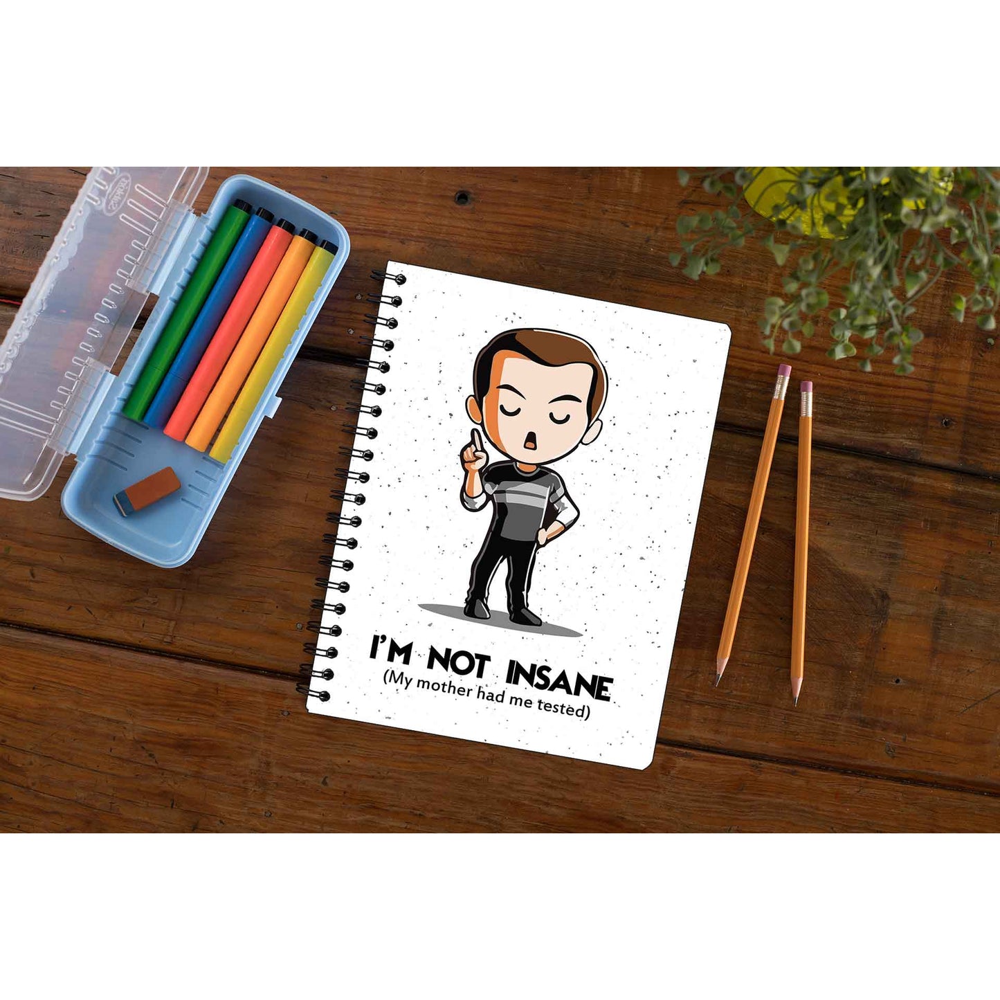 The Big Bang Theory Notebook - My Mother Had Me Tested The Banyan Tee TBT